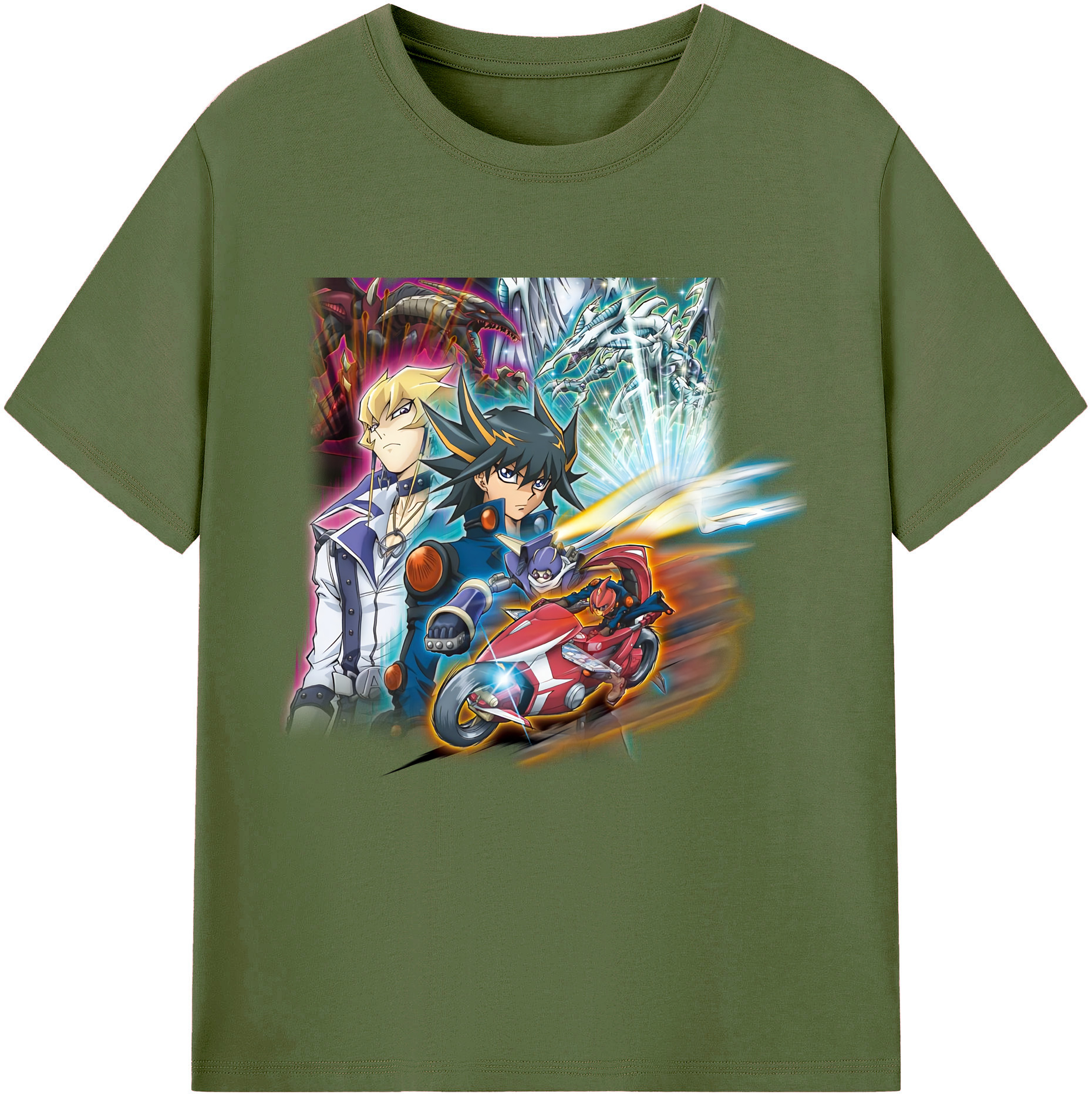 （画像用） 遊☆戯☆王 Yu-Gi-Oh! 綿100％半袖Tシャツ（フロントプリント）